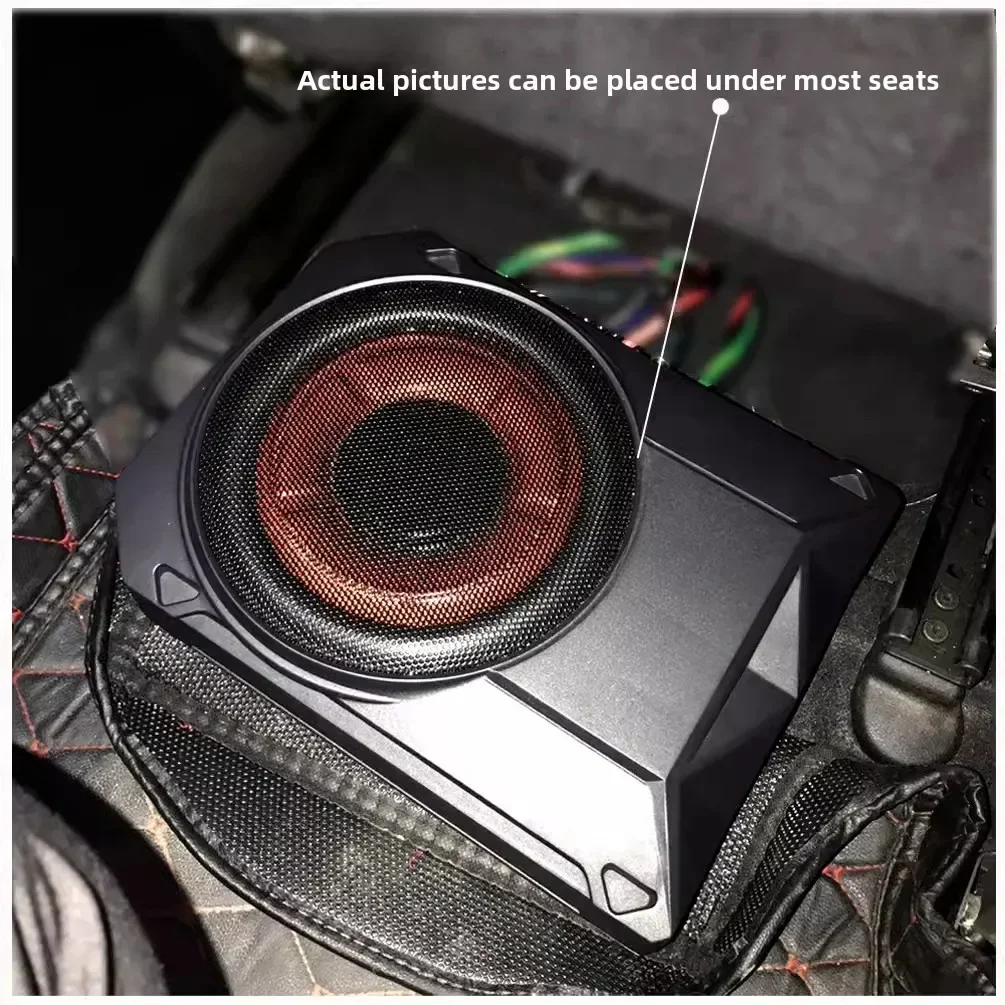 Durable  Car 10-inch Ultra-thin Subwoofer Seat Audio Car 12v Ultra-thin Car Seat Audio with Installation Cable