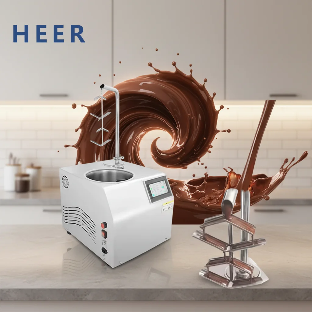 5.5 L Capacity New Design Chocolate Dispensing Melting Equipment Pot Electric Tempering Machine Chocolate Tap Machine