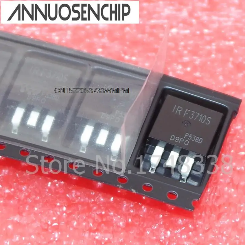 10PCS/lot New and Original  F3710S 3710S IRF3710SPBF MOSFET N-CH 100V 57A D2PAK Best quality TO-263 IRF3710S