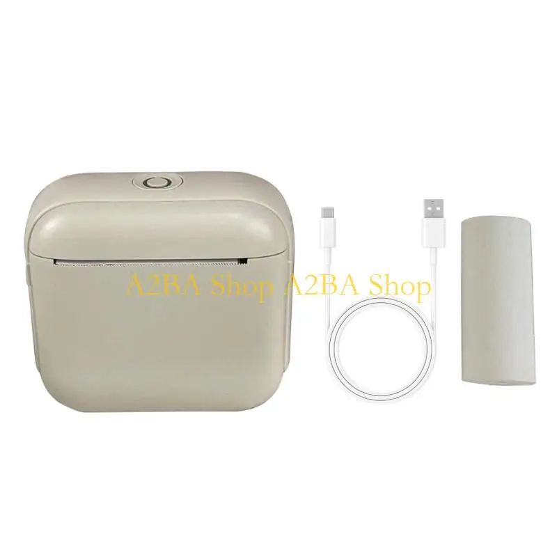 A2BA Handheld Mini Thermals Printer With App Control Fast Printing Speed For Documents