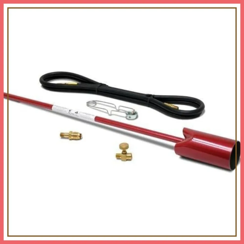 

500,000 BTU Heavy Duty Vapor Torch Kit, 33.5-Inch Propane Weed Burner with 3-Inch Bell, 30 PSI for Farm & Ranch