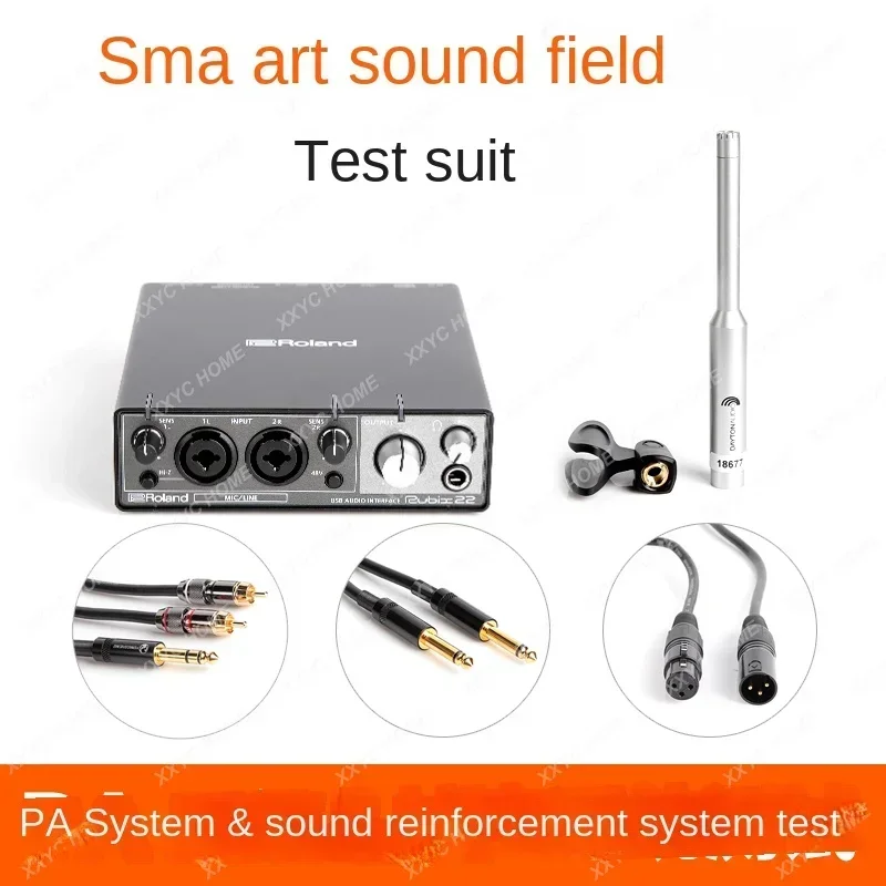 

Smaart Sound Field Test Suit Sound Card Acoustic Test Microphone Professional Stage Stadium Microphone