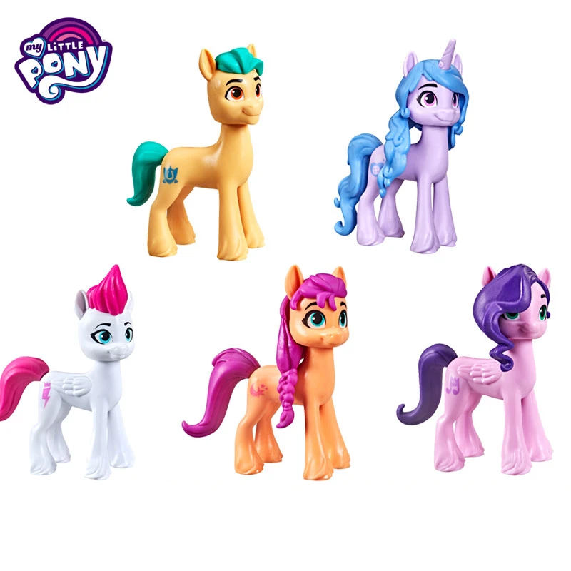 

Hasbro My Little Pony Action Figures Collection Sunny Starscout Hitch Trailblazer Izzy Moonbow Zipp Storm Pipp Petals Doll Toy