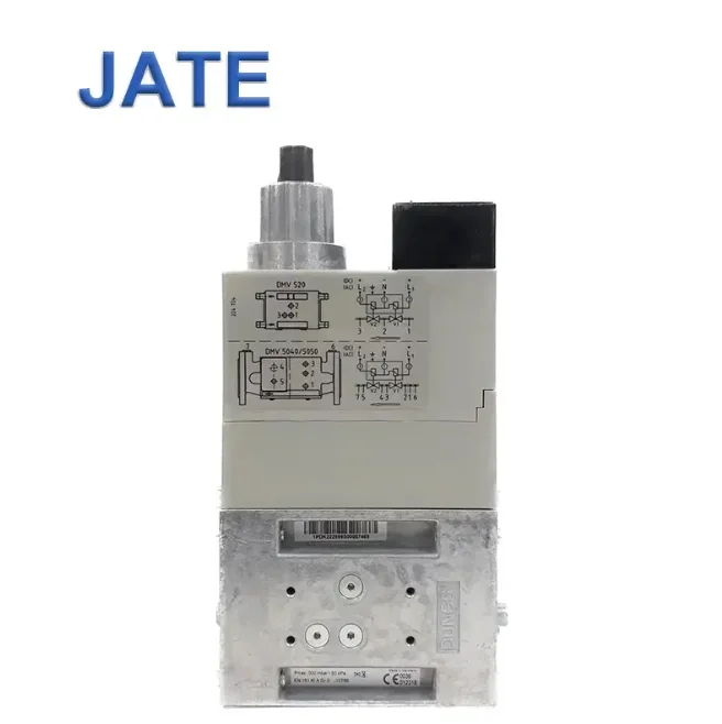 Original CHINA JATE DMV-DLE 520/11 Rp1-Rp2 Double Gas  Solenoid Valves For industrial gas burner