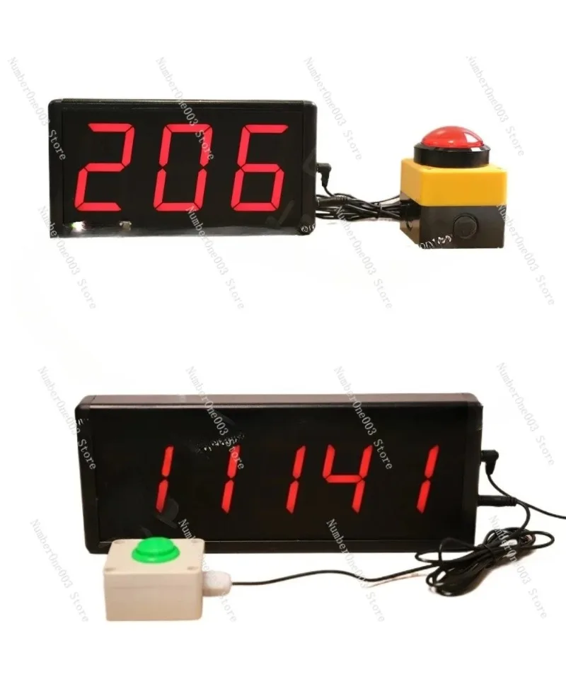 Large Hand Tally Counter Mechanical Palm Clicker 4 Digit Manual Lap Counter for Golf Sports Counting Game Scores Green