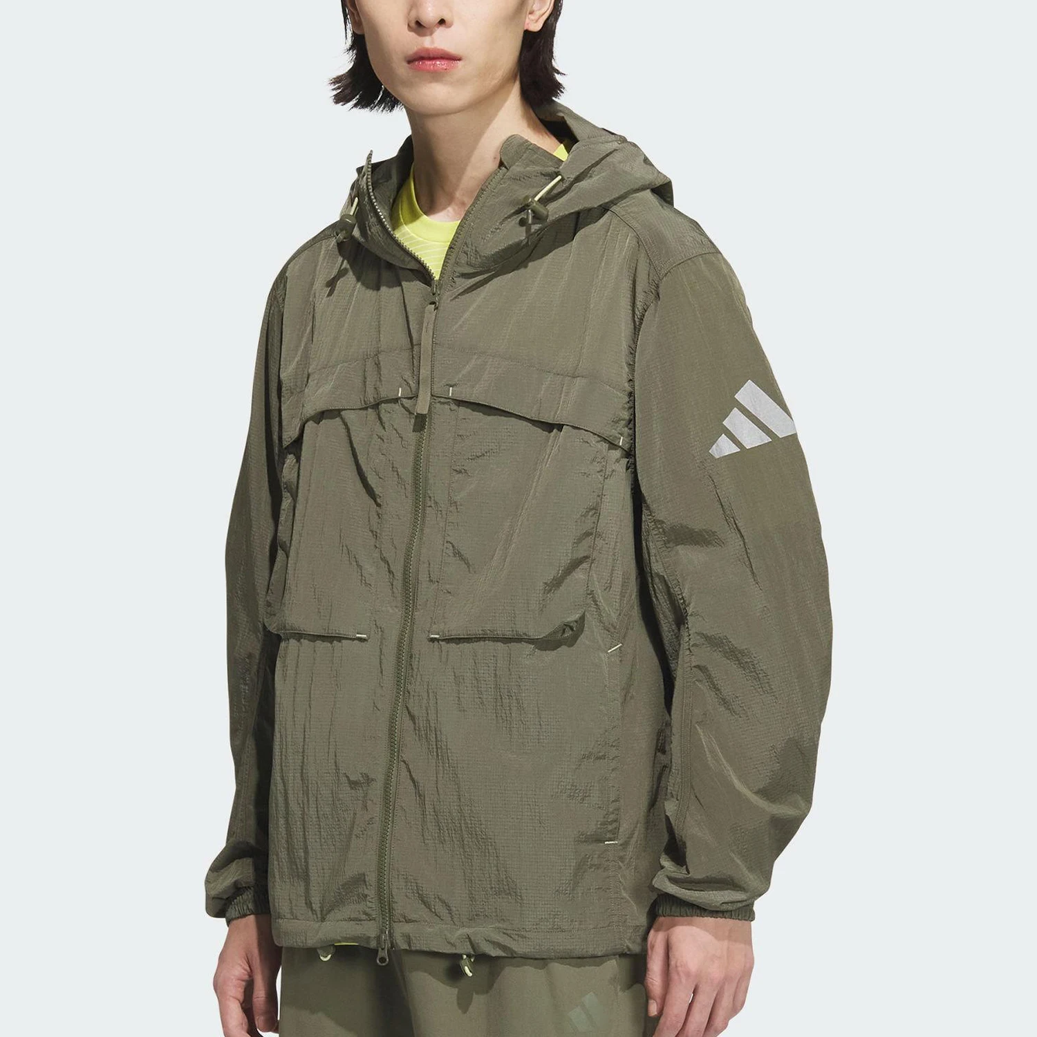 

Adidas genuine 2025 New Men's Hooded Woven Sports Jacket JM2048