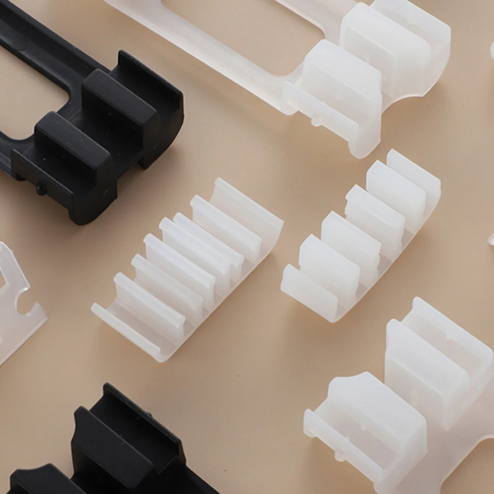 

100 Pcs Cutlery Box Card Slot Detachable Type Reusable Plastic Tableware Storage Accessories for Dishware
