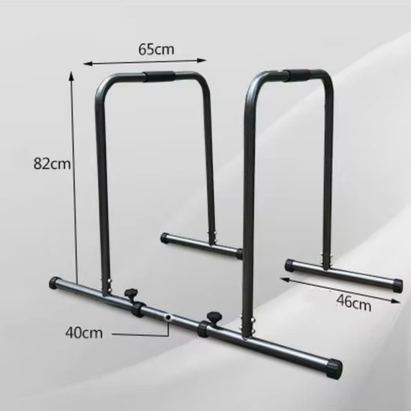 Multi-function Single Parallel Bars Dip Stand Station with Safety Connector for Triceps Dips, Heavy Duty Dip Stand Push-up Stand