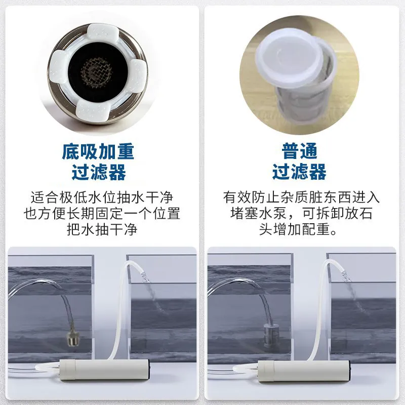 Miniature Small Water Pump Household Water Pump Electric Mini Portable Water Absorber Self-priming Drainage