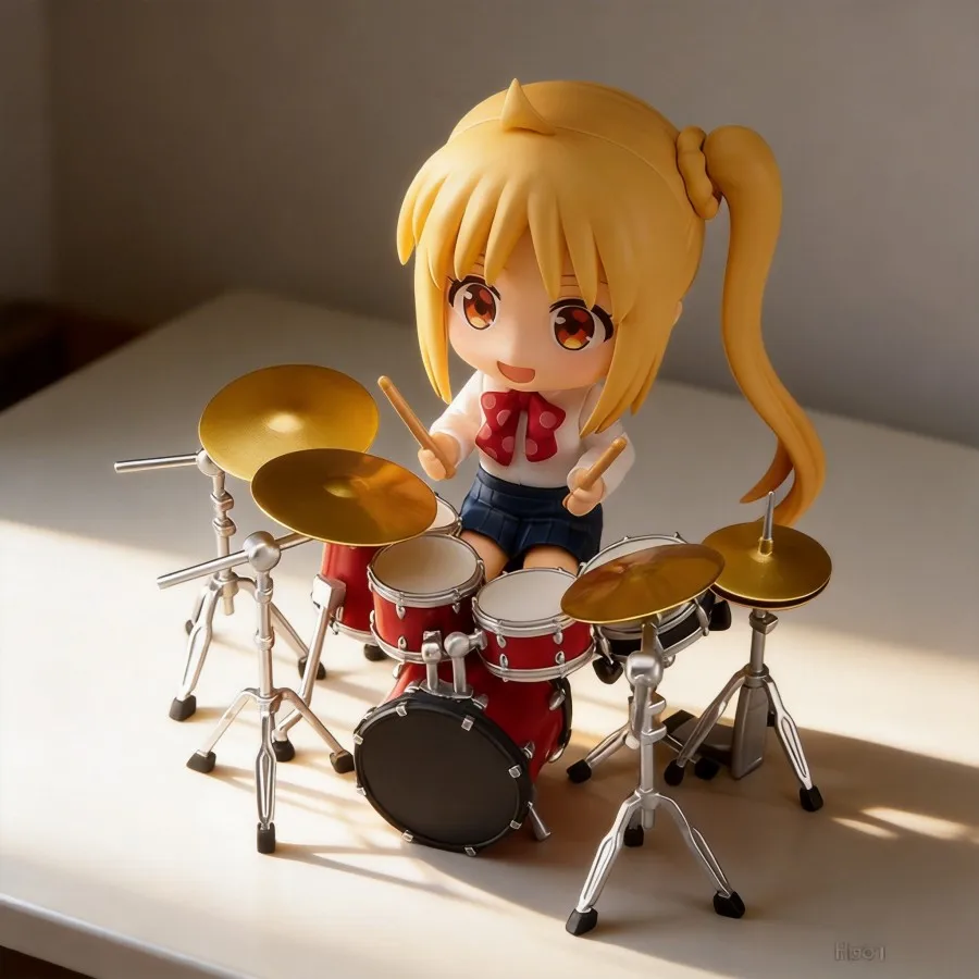 

Bocchi the Rock! Hiroi Nijika Anime Figurine 10cm Desktop Decoration Anime Collection Toy Decoration