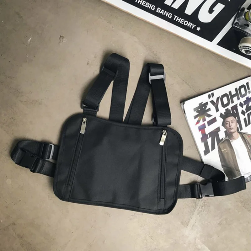 Тактическая нагрудная сумка в стиле хип-хоп, уличная одежда, жилет, сумка унисекс, нагрудная сумка, регулируемые сумки Fiskoracic, мужской спортивный жилет на открытом воздухе, рюкзак