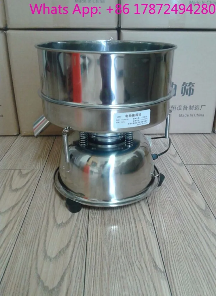Li Appliances Powder Sieve Machine Electrical Vibrating Screen for Powder Particles Stainless Steel Sieve