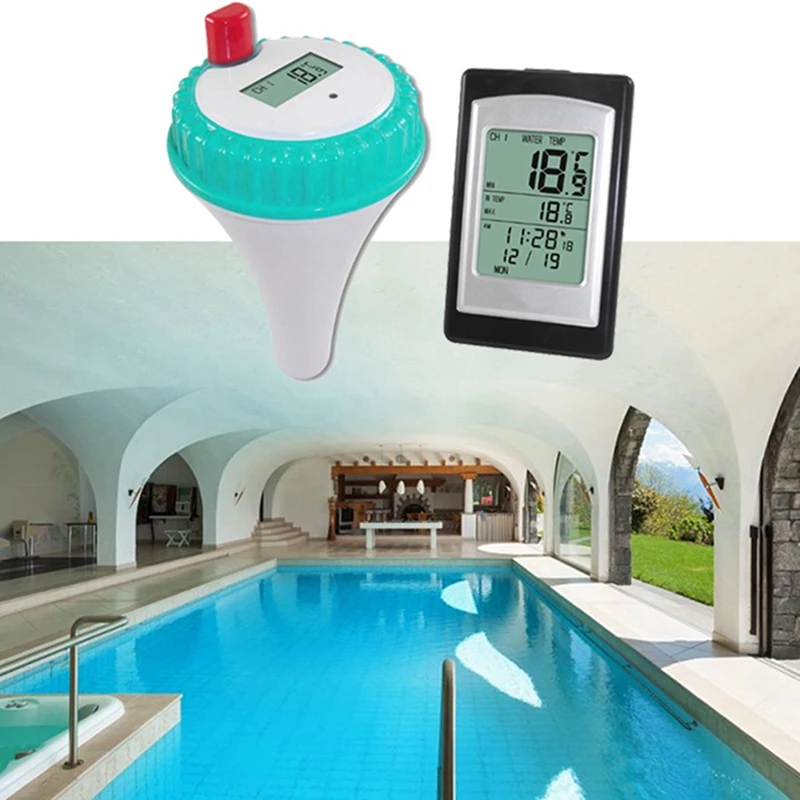 Wireless Buoy Swimming Pool Spa Thermometer Long Range Waterproof Bathtub Floating Thermometer Durable High Guality Easy To Use