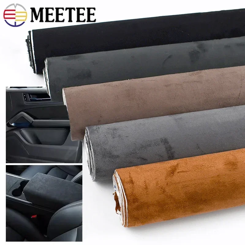 

143cm Suede Leather Fabric Self-adhesive Car Interior Modification Adhesive Cloth Door Panel Velvet Fabrics Sticker DIY Supply