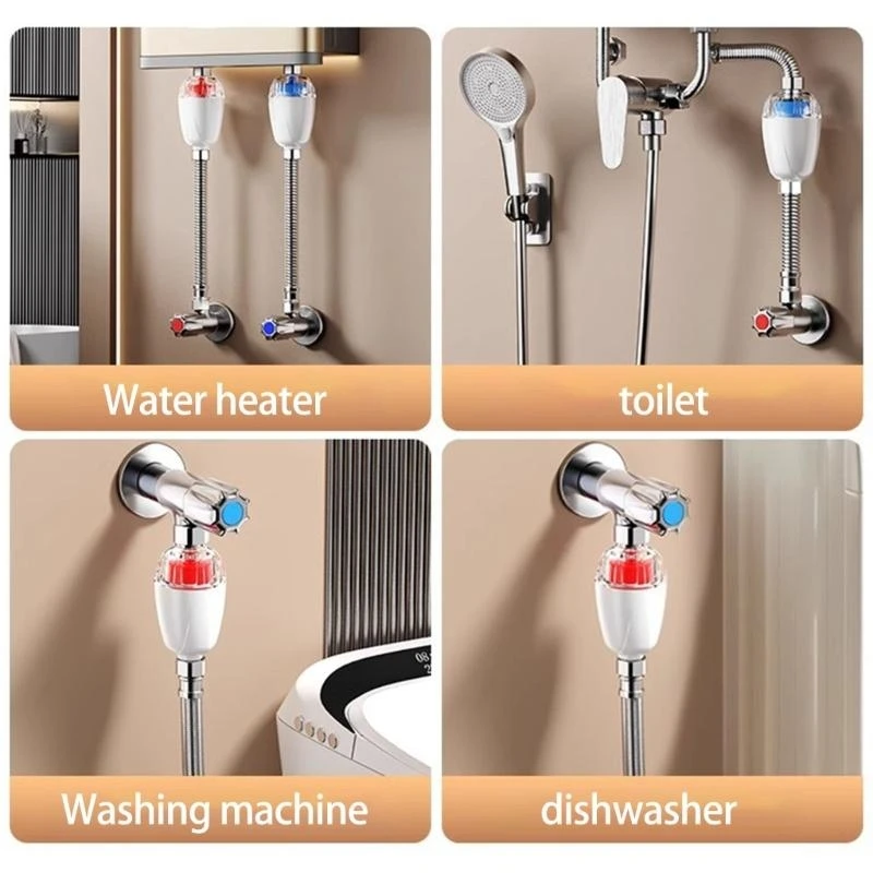 2025 New Household Electric Water Heater Pre-filter Water Outlet Purifiers Washing Machine Tap Strainer Water Heater Inlet