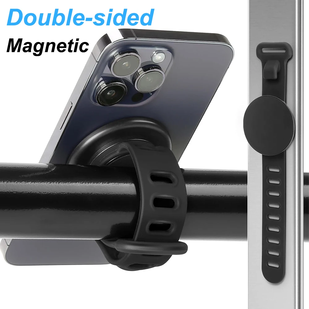 Suporte Magnético para Celular e Relógio Magsafe para Carrinho de Bebê, Pulseira Magnética para Celular de Pulso, Suporte para iPhone 17 16 15 14 13 para Bicicleta