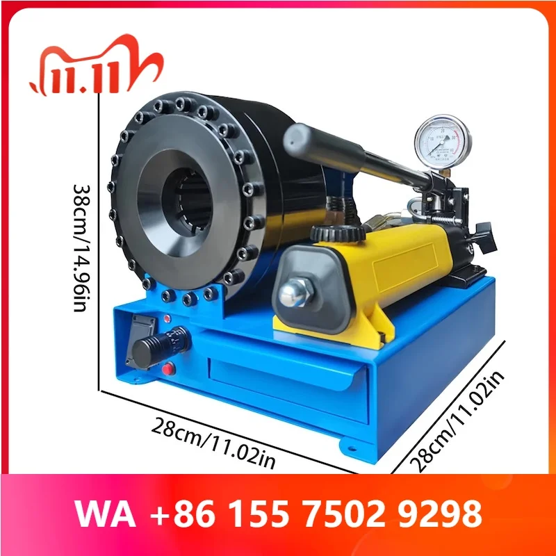 Manual Hydraulic Hose Crimping Machine P16, 2SN 1 Inch Brake Hose Crimper Equipment
