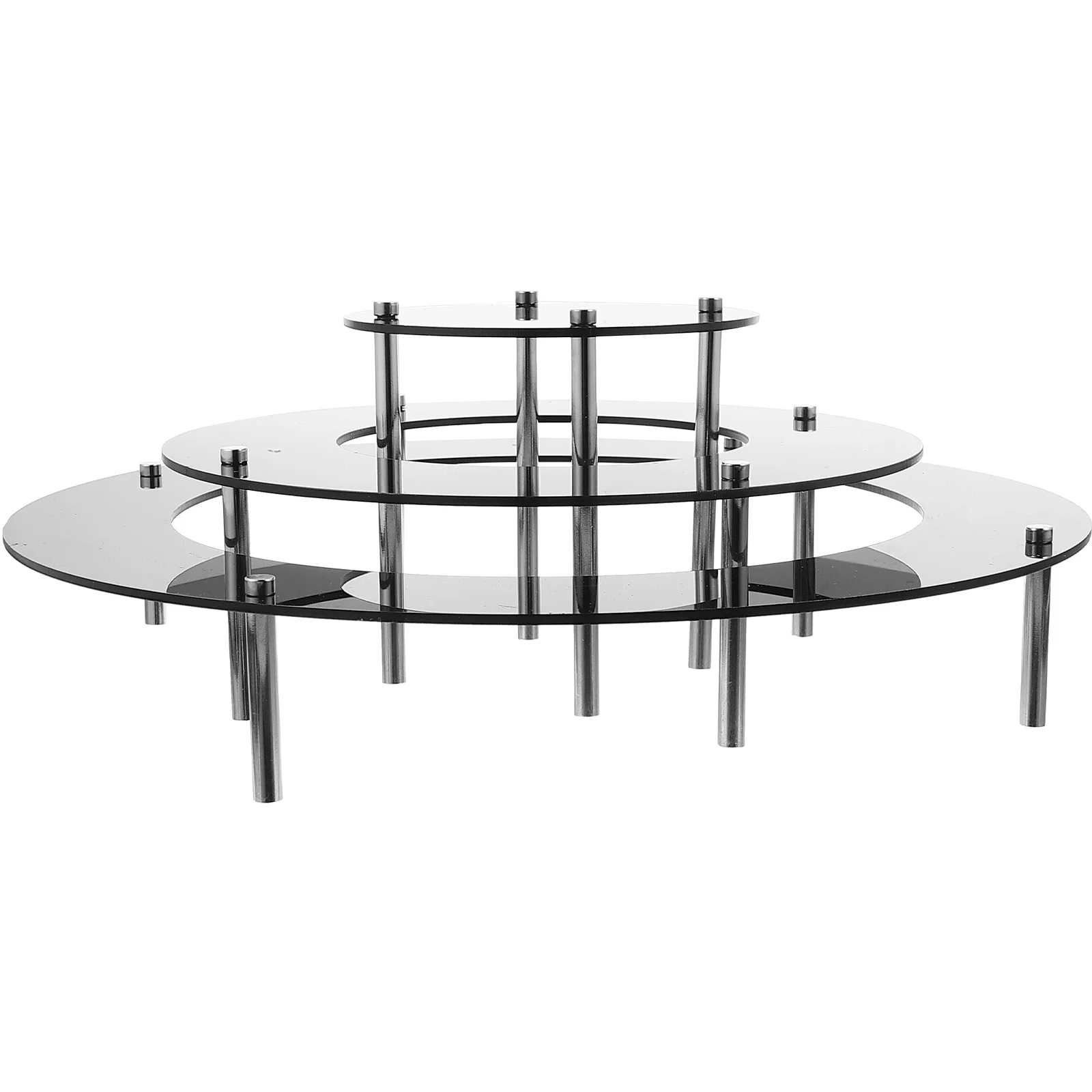 

Clear Acrylic Cupcake Stand Pedestal Food Display Stands For Wedding Buffet Tier Shelf Cake Display Rack Wedding Cake Stand