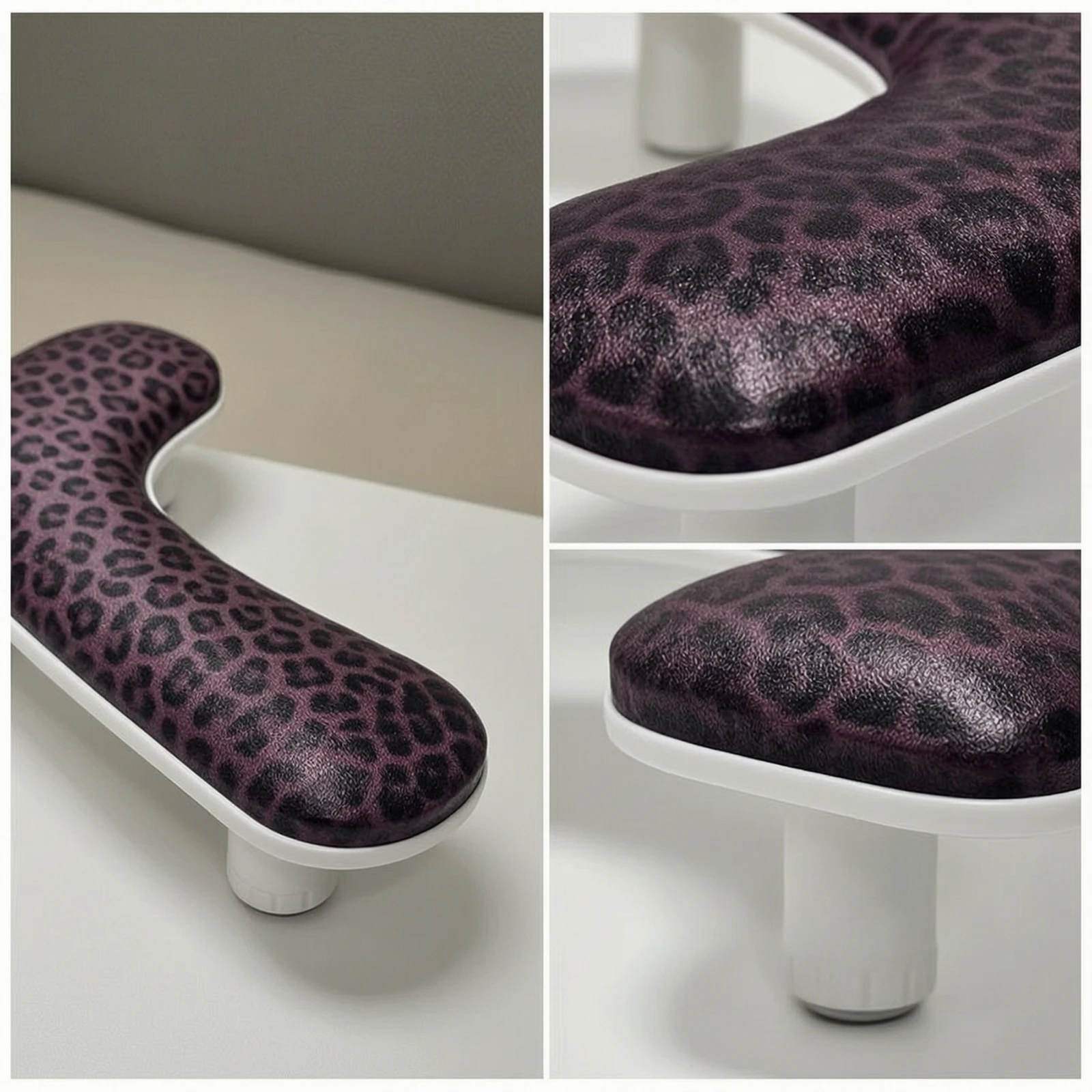 Manicure Hand Rest Ergonomic Manicure Cushion with Legs Nail Armrest Easy to Clean Furniture Stable for Manicurists