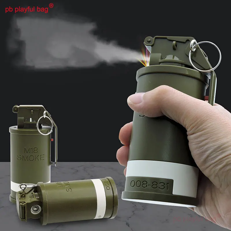 Electric Smoke Grenade Toys para crianças, esportes ao ar livre, modelo de música, Stage Performance Props, CS Games, VG88, Gift