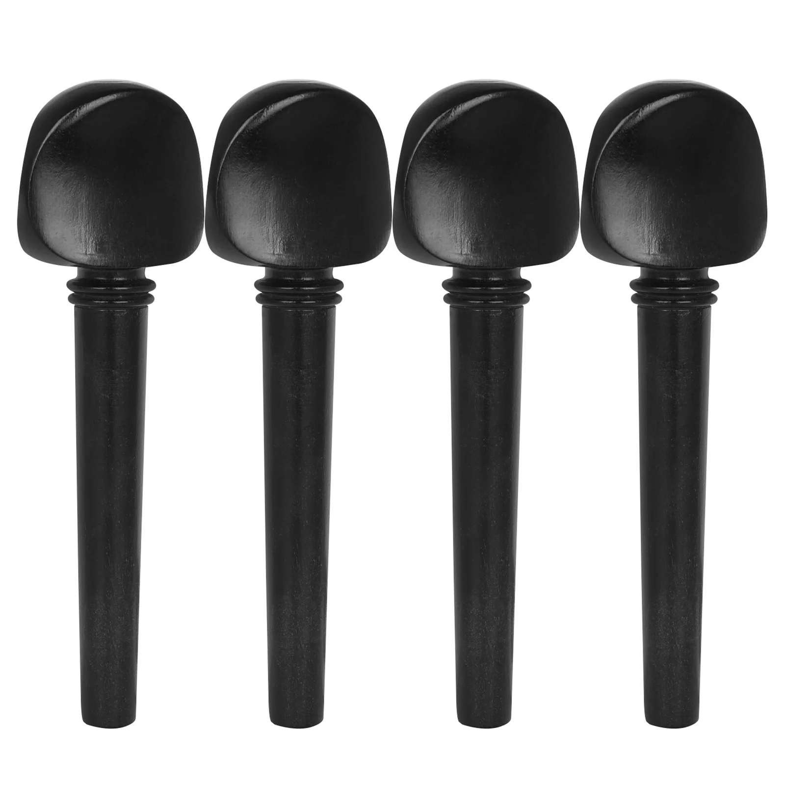 4 Pcs Cello Tuning Pegs 4/4 3/4 Cello Scrolled Head Geared Pegs Finetune Ebony Cello Tuning Pegs Tuners Knobs Cello Parts