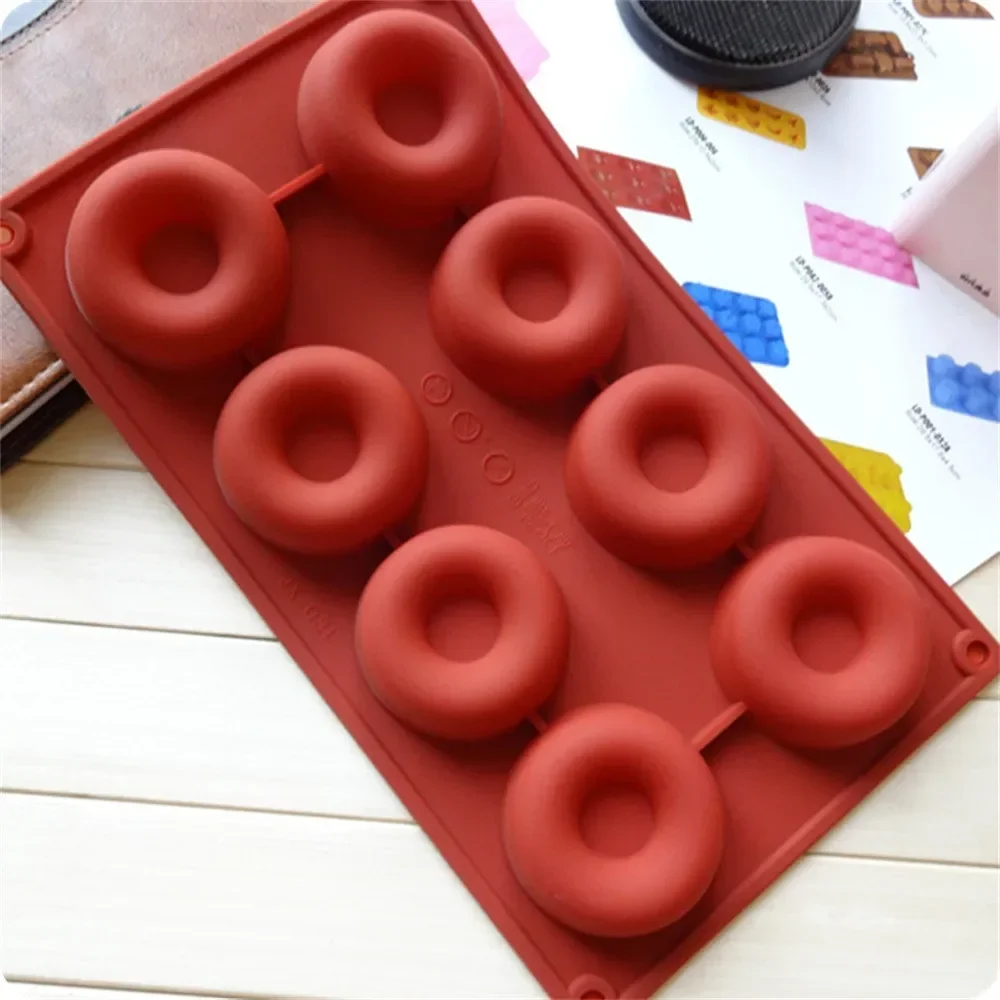 Silicone DIY Donut Maker Non-Stick Baking Pastry Cookie Chocolate Mold Muffin Cake Mould Dessert Decorating Tools