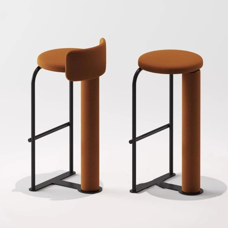 

Luxury Lounge Bar Chairs Stool Design Minimalistic Metal Modern Bar Stools High Salon Sillas Altas Para Barra Salon Furniture