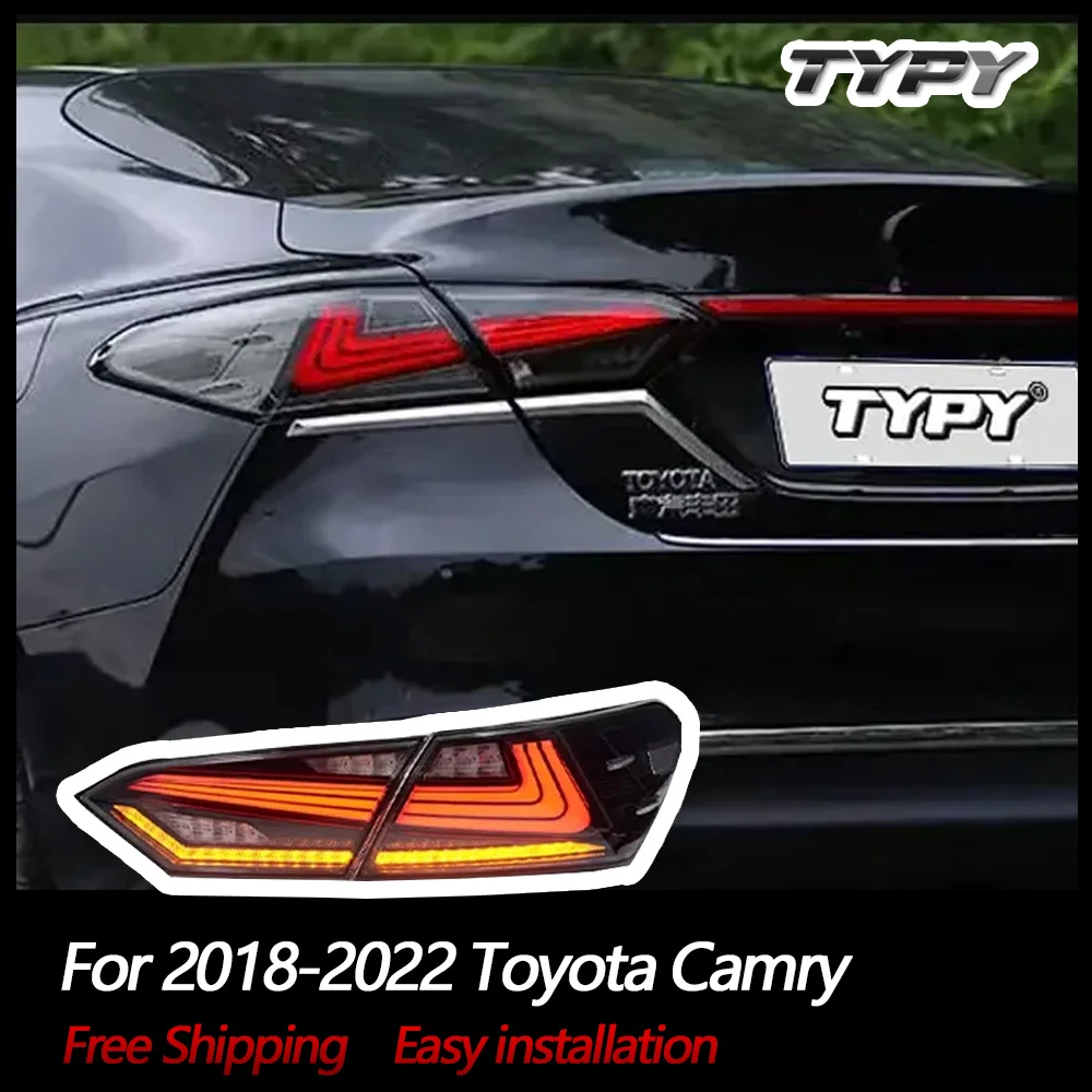 

TYPY Car Tail Lights For Toyota Camry 2018-2022 LED Car Tail Lamps Daytime Running Lights Dynamic Turn Signals Car Accessories