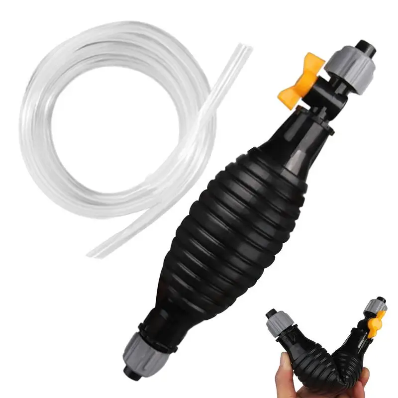 Petrol Transfer Pump Adjustable Manual Petrol Transfer Pump Hand Siphon Pump Efficient Car Petrol Tank Sucker Petrol Transfer