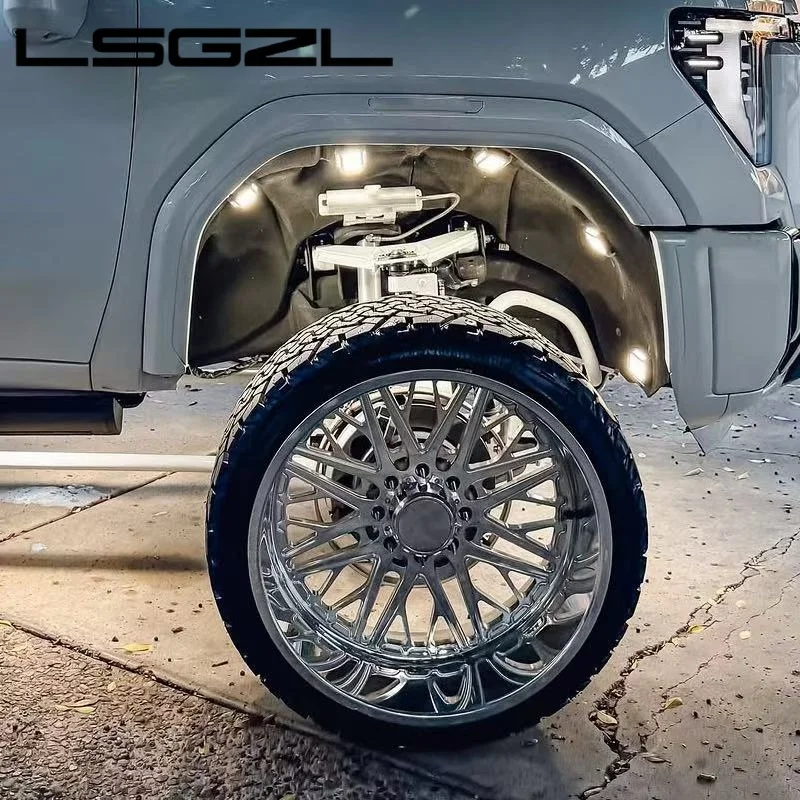 

LSGZL 20x10 22x12 22x14 24x12 24x14 Polished Forged Deep Dish Rims 6 8 Lug6x139.7 6x5.5 8x6.5 8x180 10x225 Truck Wheels for truc
