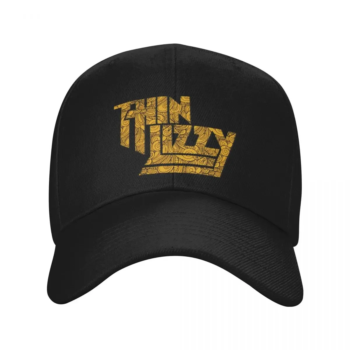 

Thin Lizzy text Baseball Cap winter hats for men Thermal Visor Kids Hat Caps For Men Women's