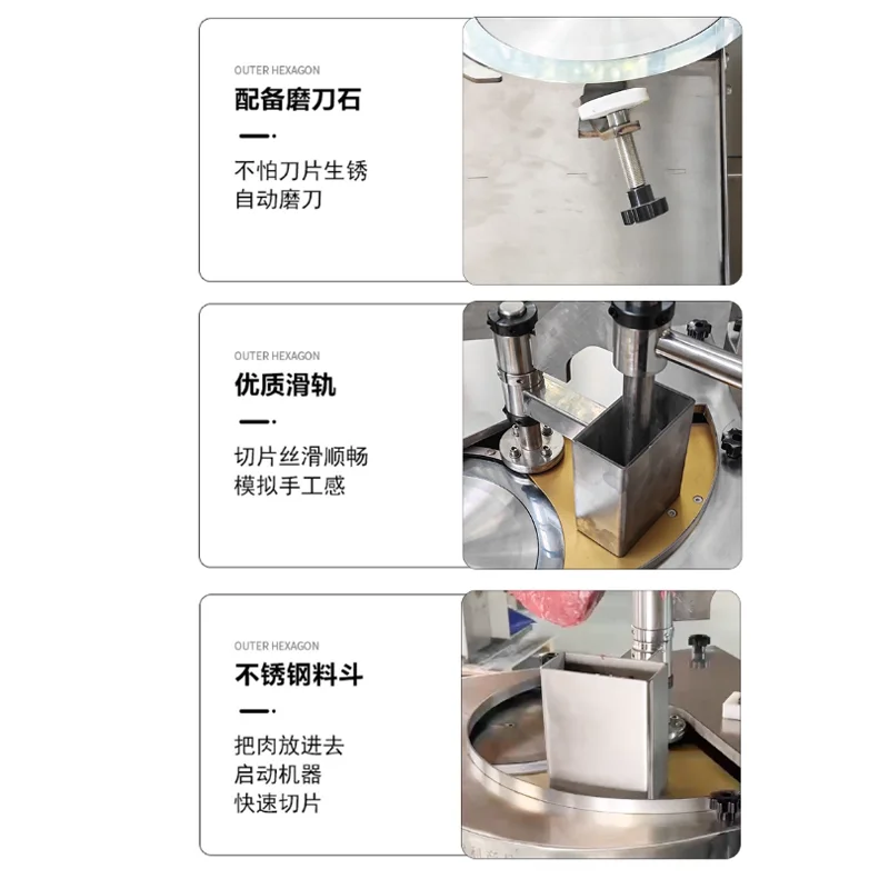羊肉ローリングスライシングマシンミートソー切断機冷凍肉スライサー家庭用