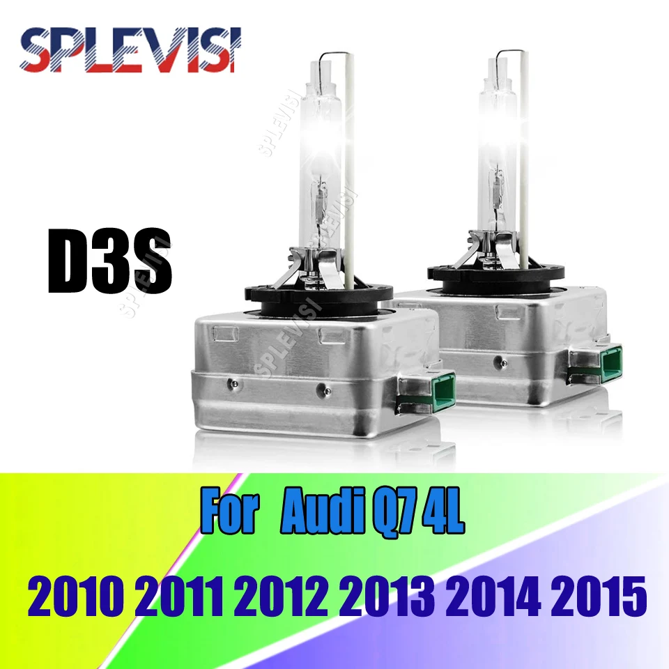 

35W HID LIGHTS LAMPS Xenon headlight bulb D3S 12V Car Auto 6000K White Lighting For Audi Q7 4L 2010 2011 2012 2013 2014 2015