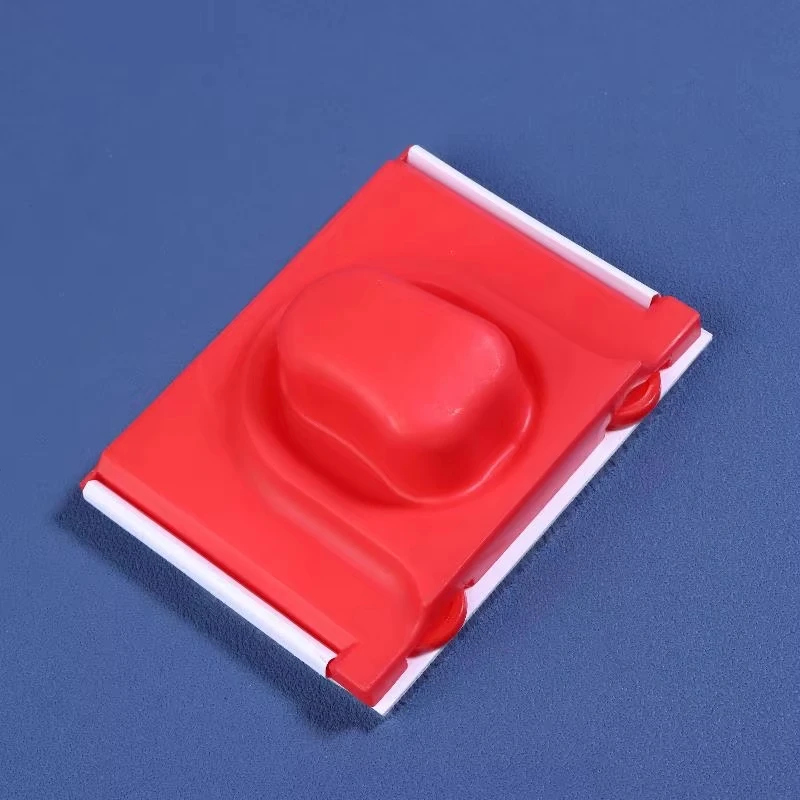 2pcs 5 Inch Paintbrush Shaped Paint Trim Brush Red Nylon Plastic Handle Tool Brush For Edges/corners Nylon Bristles