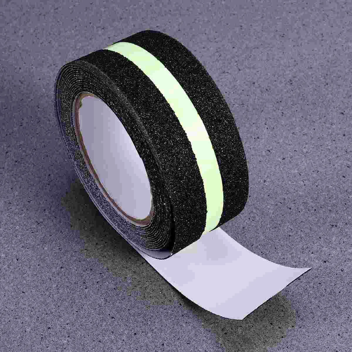 Non Skid Safety Tape Green Fluorescent Anti Safety Tape 2 inches by 164ft Indoor or Outdoor Applicable