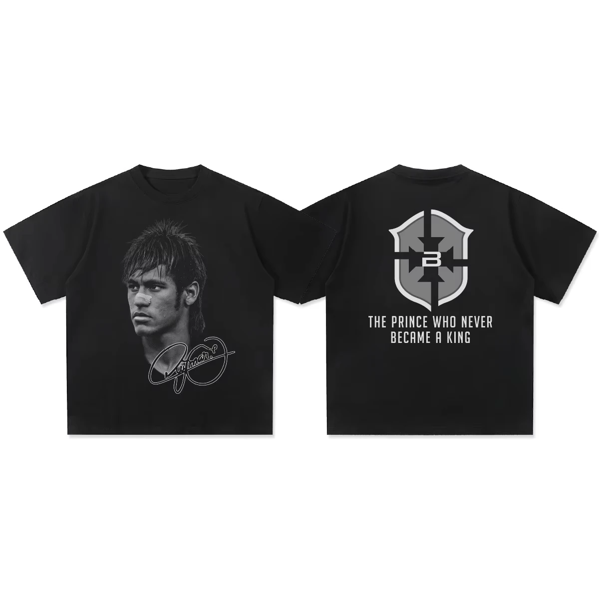 

25 Summer Football Characters Fashion Printing Pure Cotton Short-sleeved T-shirt Men's and Women's Printing Fashion T-shirt