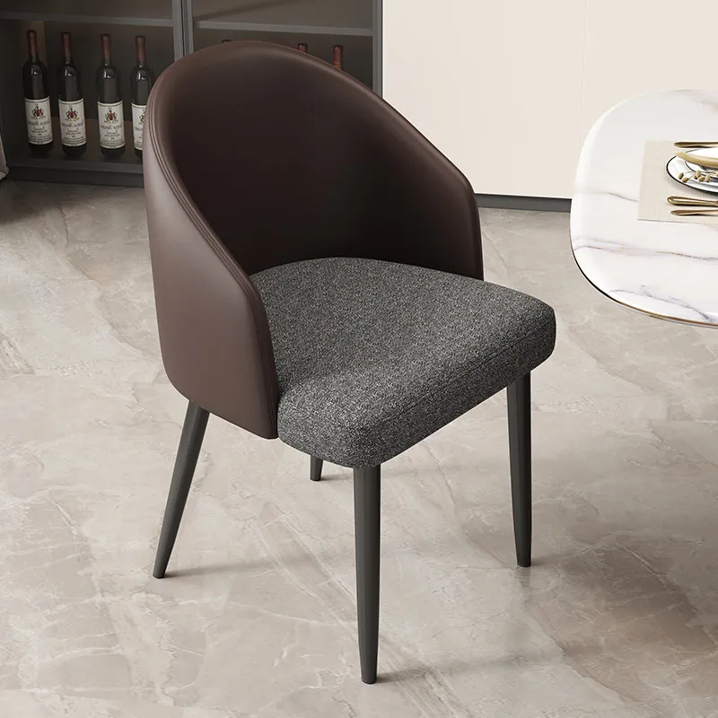 Sillas de Comedor Nórdicas de Lujo, Sillas de Comedor Modernas de Diseño de Mediados de Siglo, Sillas de Salón con Brazos, Sillas para Comedor, Muebles de Moda