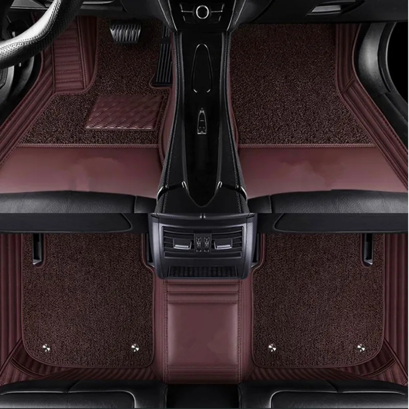 

Специальные автомобильные коврики на заказ для Mercedes Benz EQS 450 SUV 2025-2023, 5-местные двухслойные ковры высшего качества для EQS450 2024