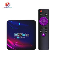 Android TV BOX H96 Max V11, Android 11.0 Set-top Box 4K, 4G+64GB 2G+16GB RK3318 Quad-Core, WiFi 2.4G/5G, Smart iptv Android box