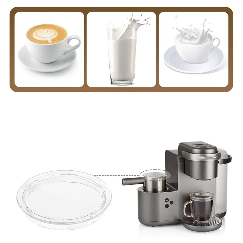 A52Q-For Keurig K-Café Milchaufschäumer-Ersatzdeckel-Dichtungsabdeckung, 2-teiliges Set für Keurig-Kaffeemaschinen – Detail 2