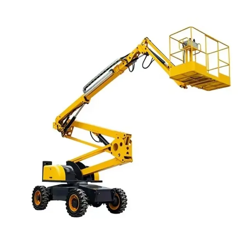 Customized New Electric Portable For Boom Lift Picker Mobile Truck For Boom Lift Trailer Mount Towable Aerial Work Platform For