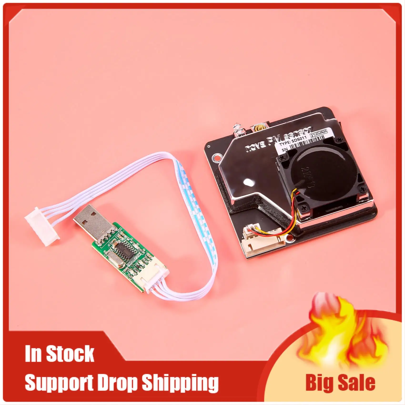 

A70U New PM Sensor SDS011 High Precision Lase R PM2.5 PM10 Air Quality Detection Sensor