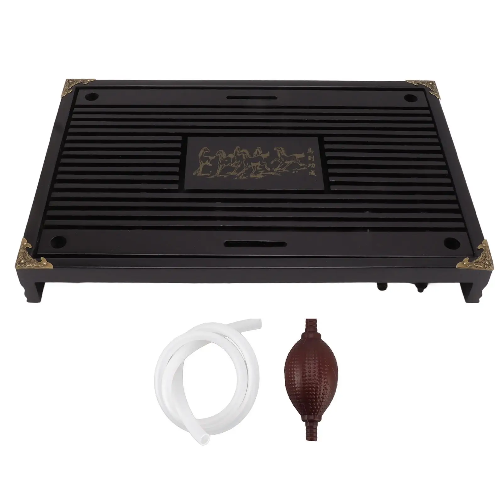 

Chinese Oak Tray with for drainage for Easy Water Removal