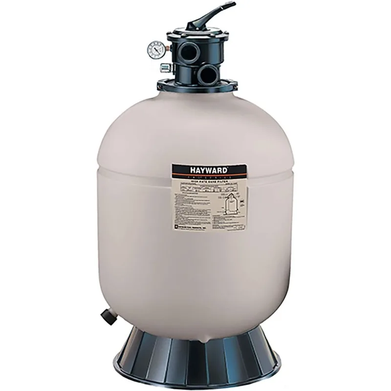 فلتر رمل Hayward W3S180T ProSeries، مقاس 18 بوصة، حامل علوي لحمامات السباحة فوق الأرض