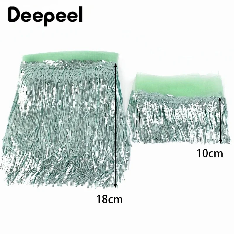 9 ياردة 10/18 سنتيمتر الترتر هامش شرابات الدانتيل تقليم فساتين الزفاف الملابس عيد الميلاد الديكور شرابة هامش الخياطة اكسسوارات