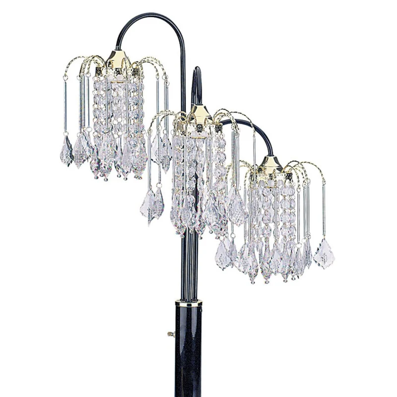 Braço de vidro acrílico preto preto clássico lâmpadas incluídas lâmpada de mesa candeeiro de mesa 34 alto candeeiro de mesa de metal com aleta preta