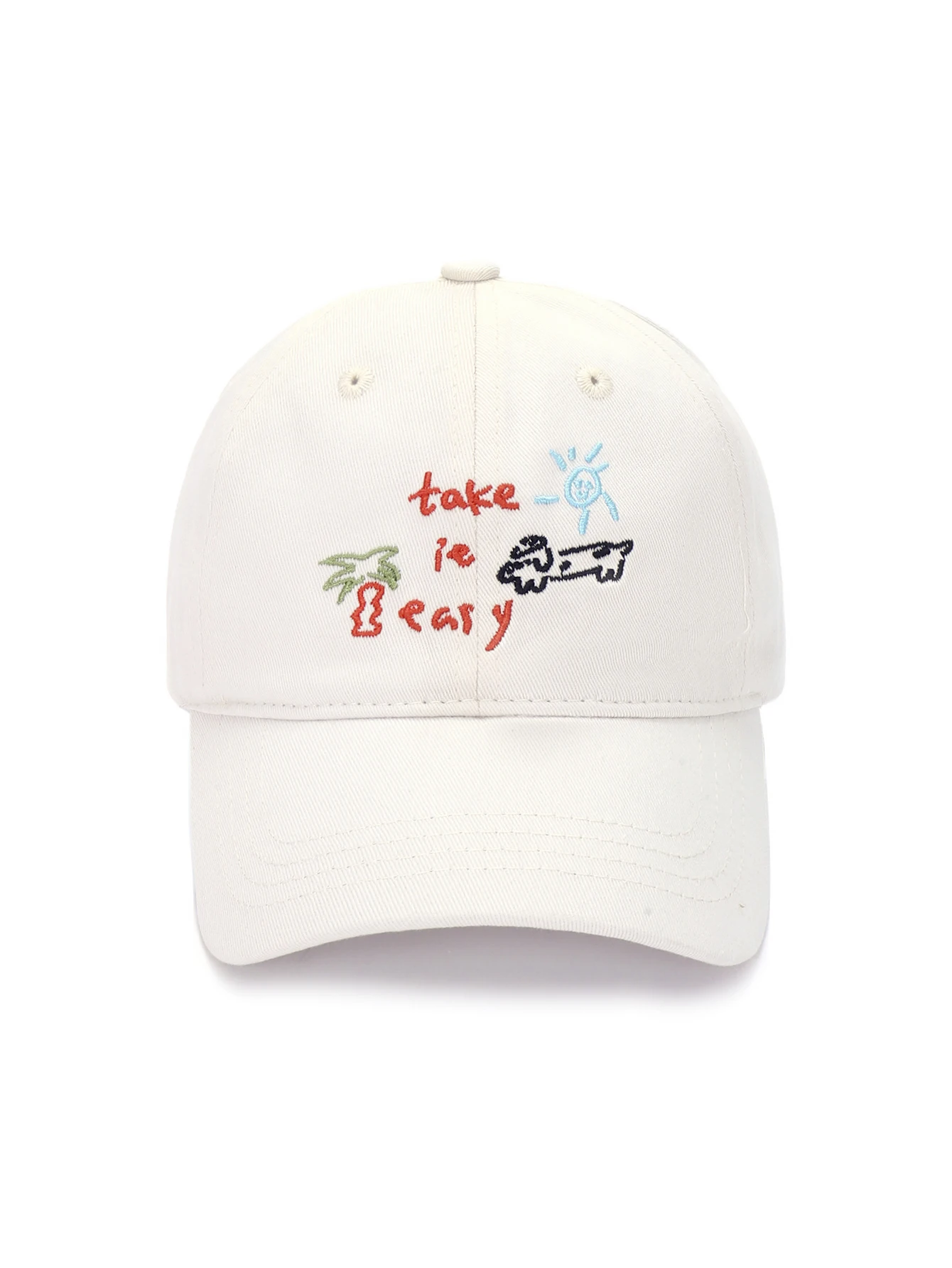 قبعة بيسبول واحدة لطيفة على شكل جرو شجرة جوز الهند #4