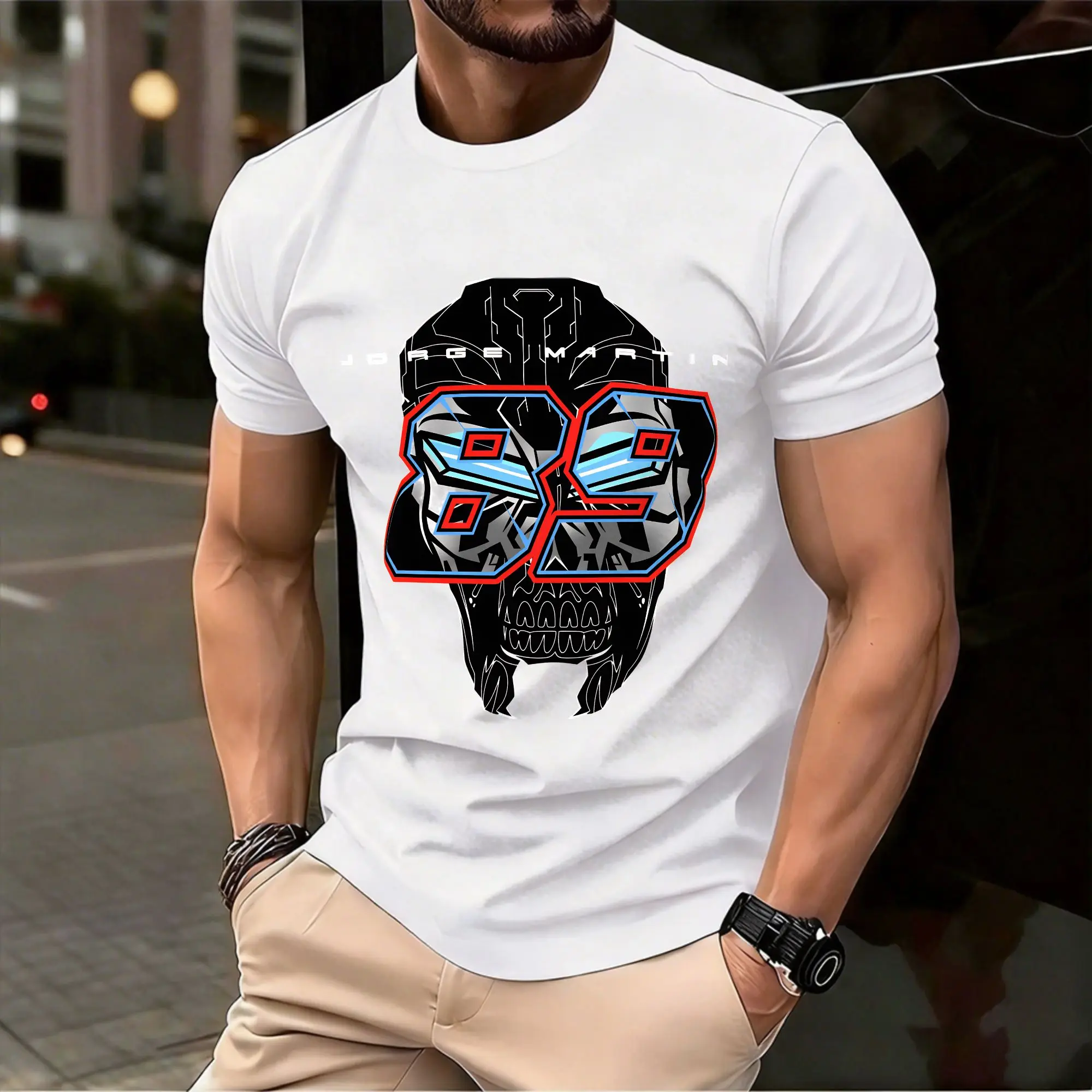 Jorge Martin 89 T Shirt Summer  Novelty T-Shirts Cotton O Neck Oversize Top Tees Short Sleeve Y2K Fun Tops