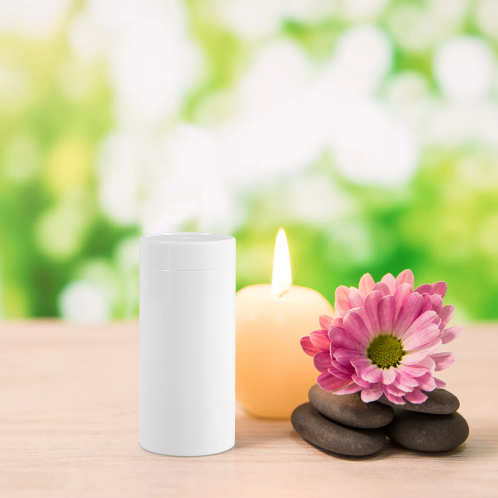 3Pcs Plastic Deodorant Stick Containers Reusable Twist-Up Empty Tubes for DIY Solid Perfume Blush Cream Deodorants on-The-Go