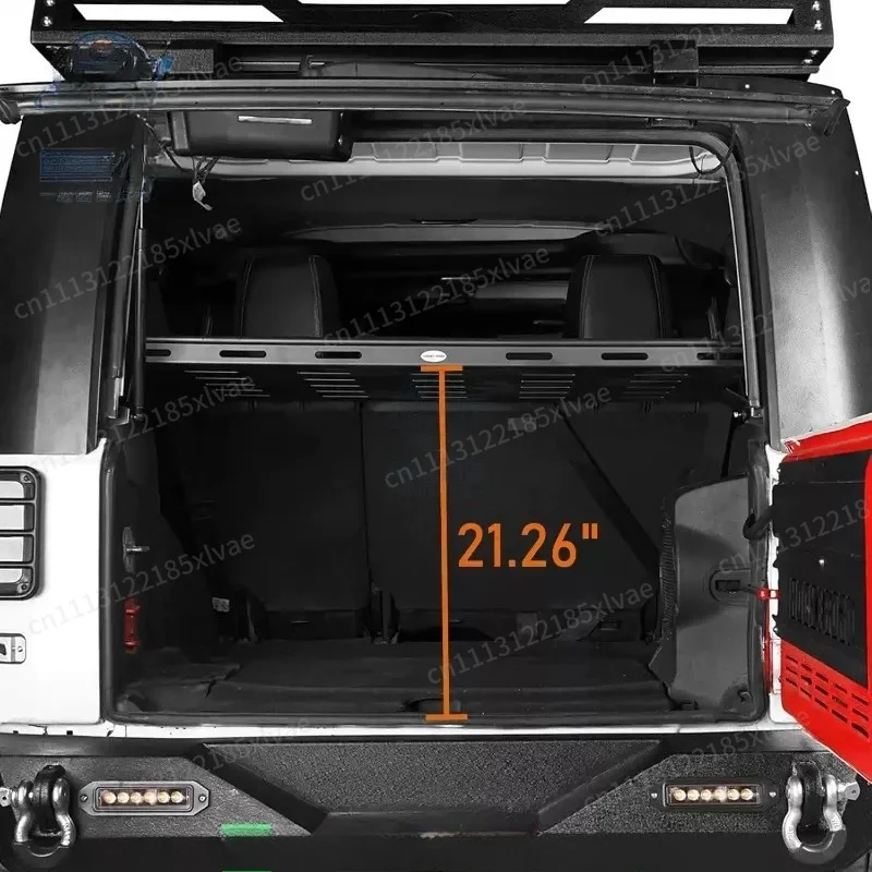 Rear Trunk Storage Cargo Rack, Heavy Duty Tailbox Modification Accessories, Interior Organizer for JK JL 4-Door 2007-2024